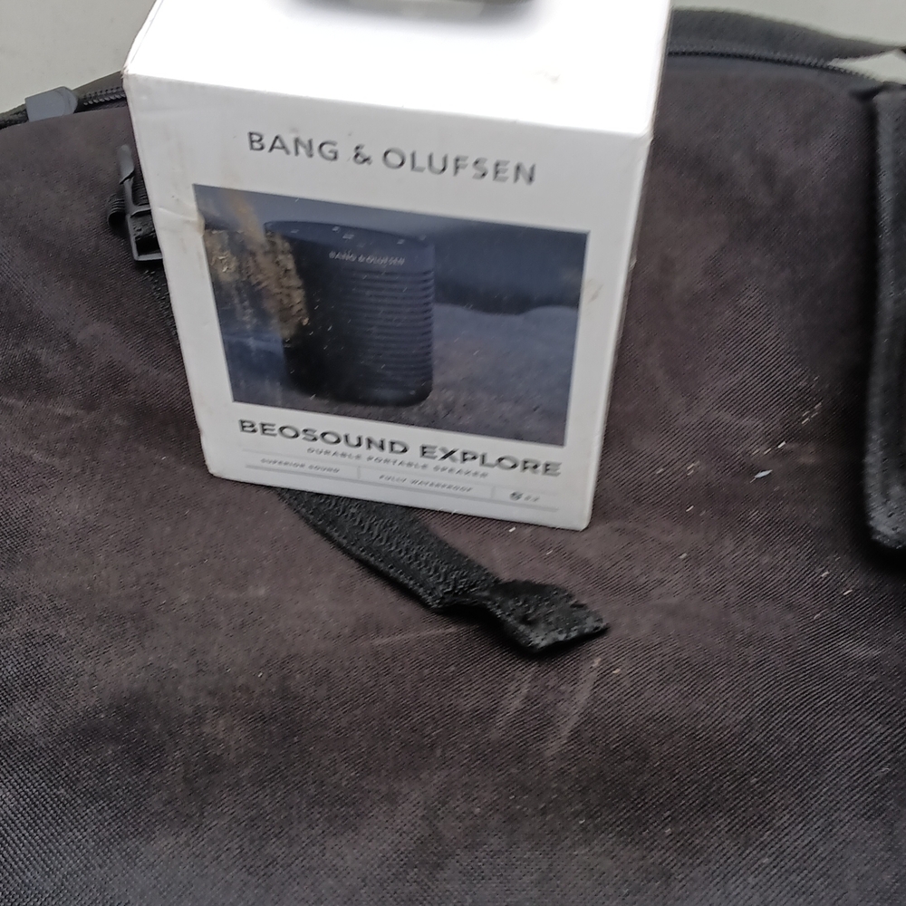 Men's Black Backpack - Bang & Olufsen Compatible Carry